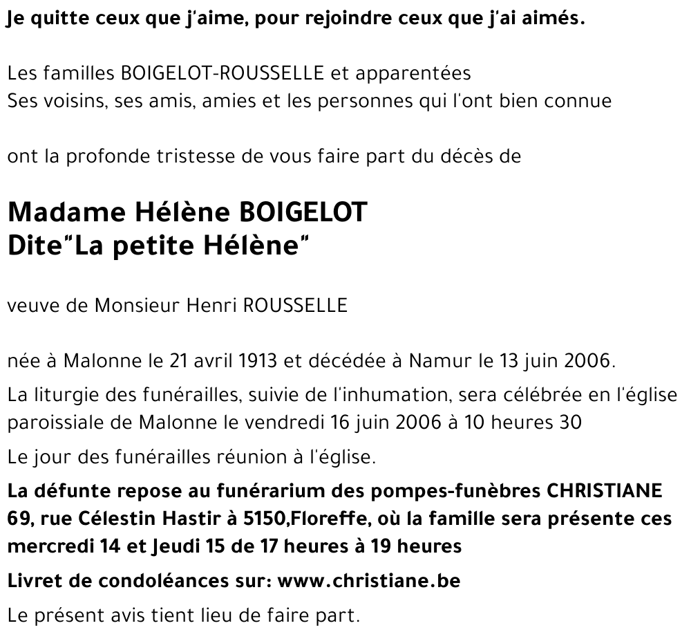 Hélène BOIGELOT