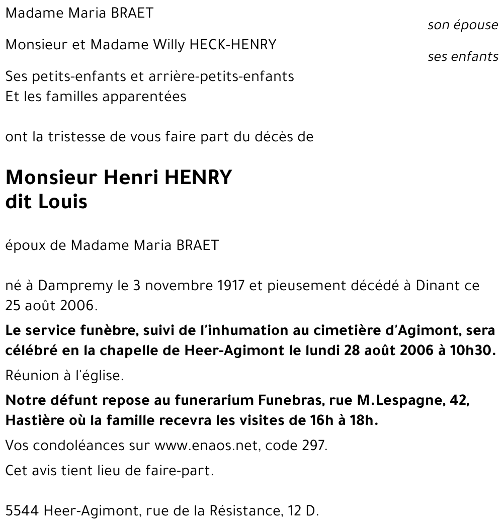 Henri HENRY