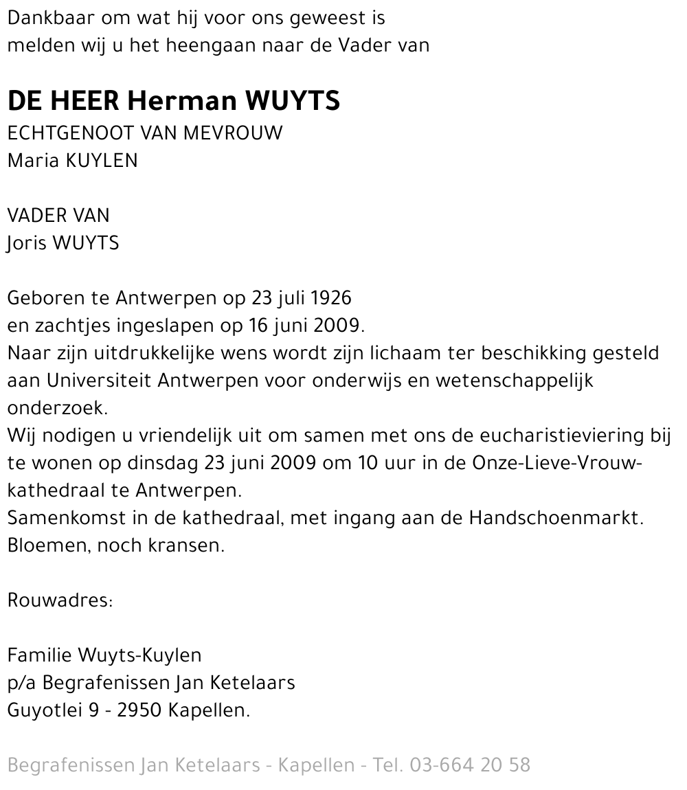 Herman Wuyts