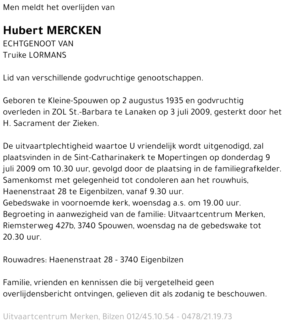 Hubert Mercken