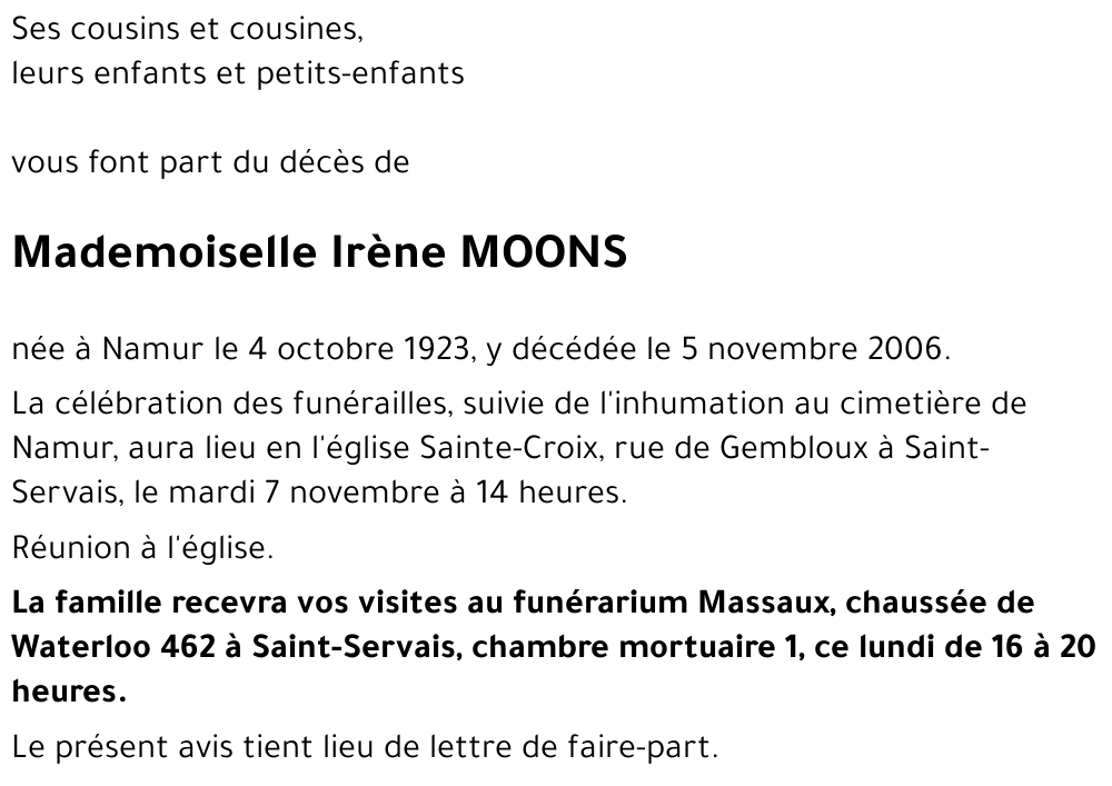 Irène MOONS