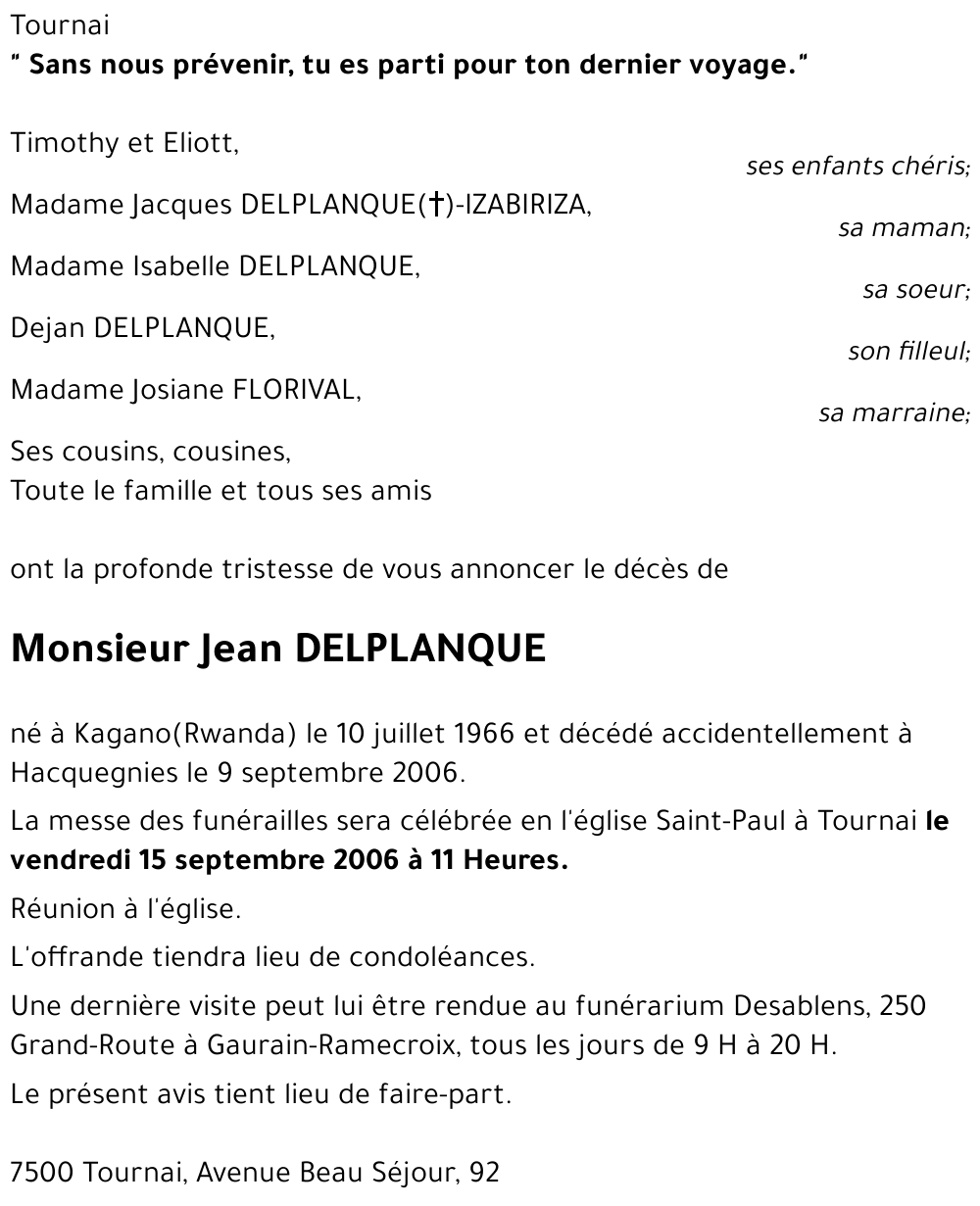 Jean DELPLANQUE