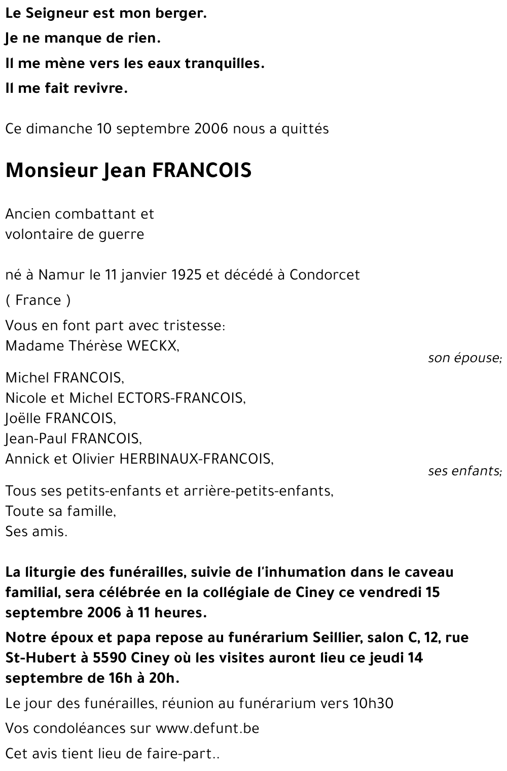 Jean FRANCOIS