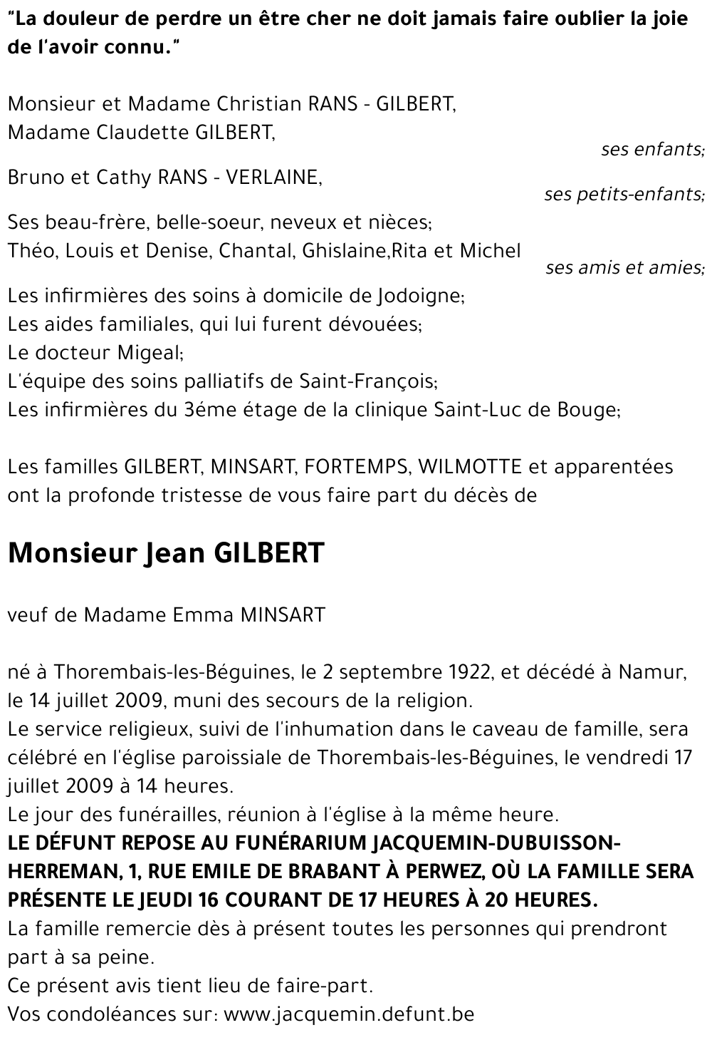 Jean GILBERT