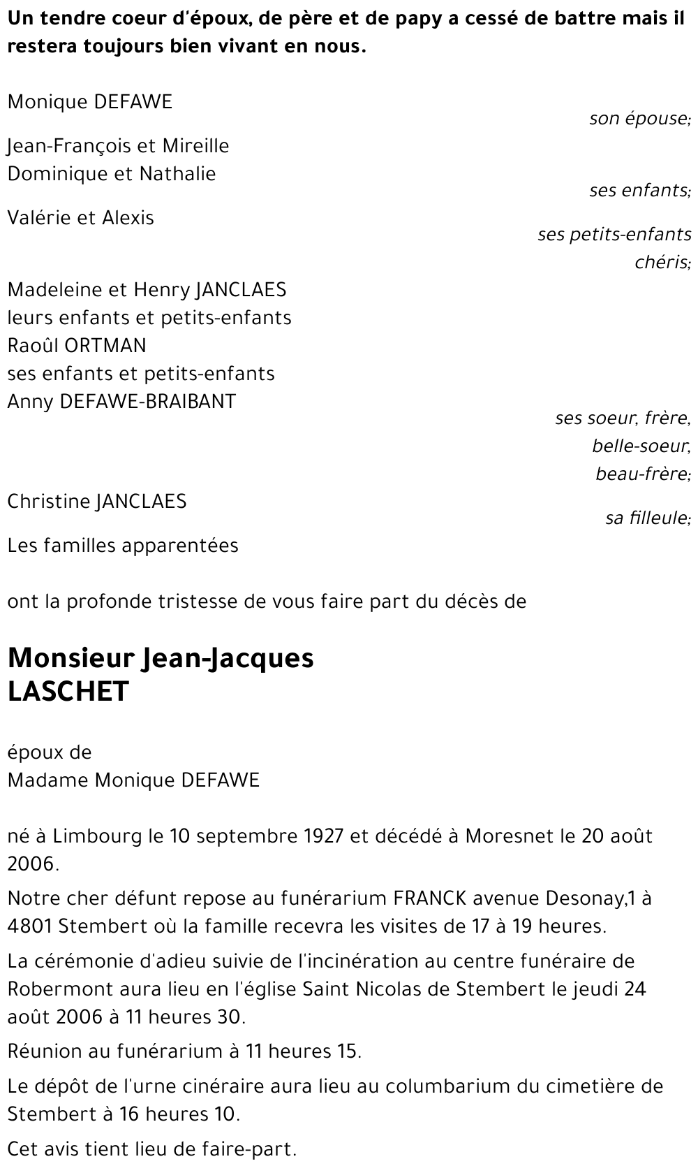 Jean-Jacques LASCHET