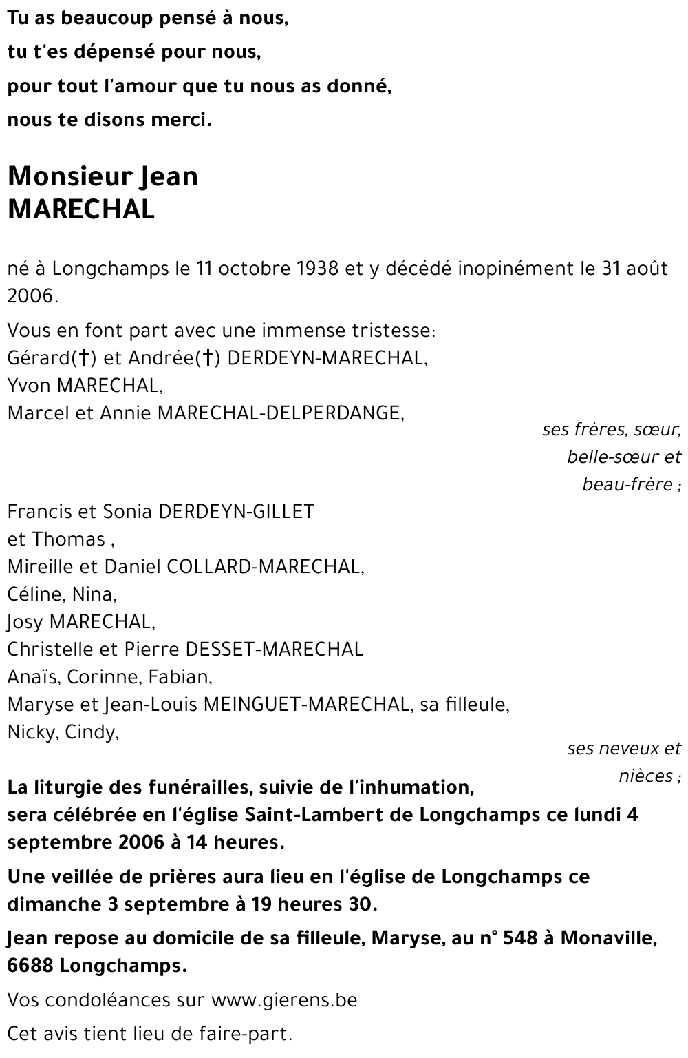 Jean MARECHAL