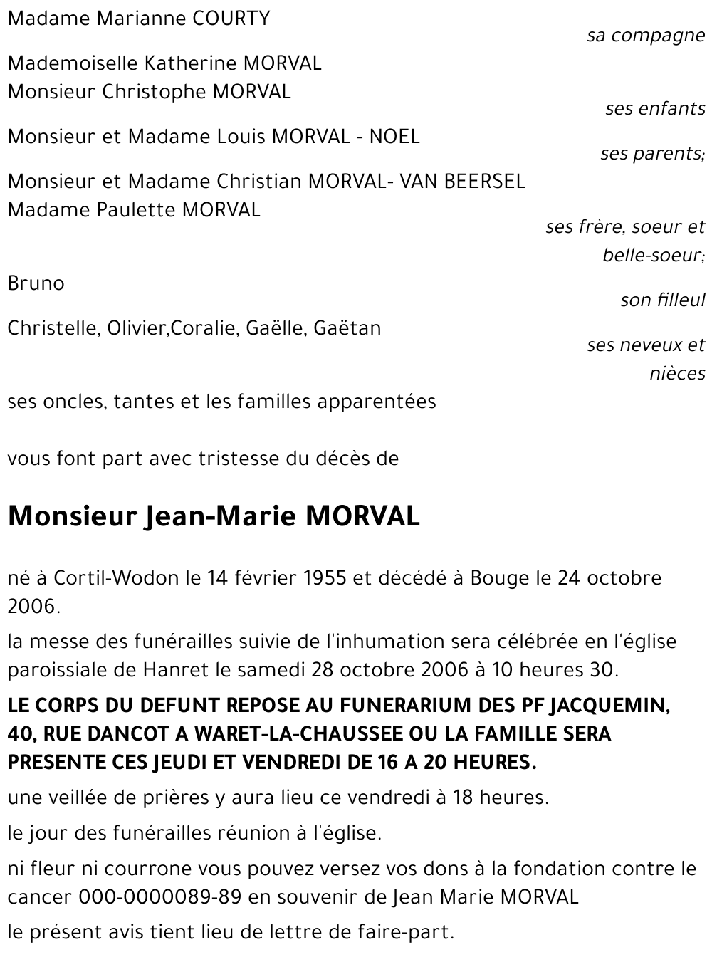 Jean-Marie MORVAL