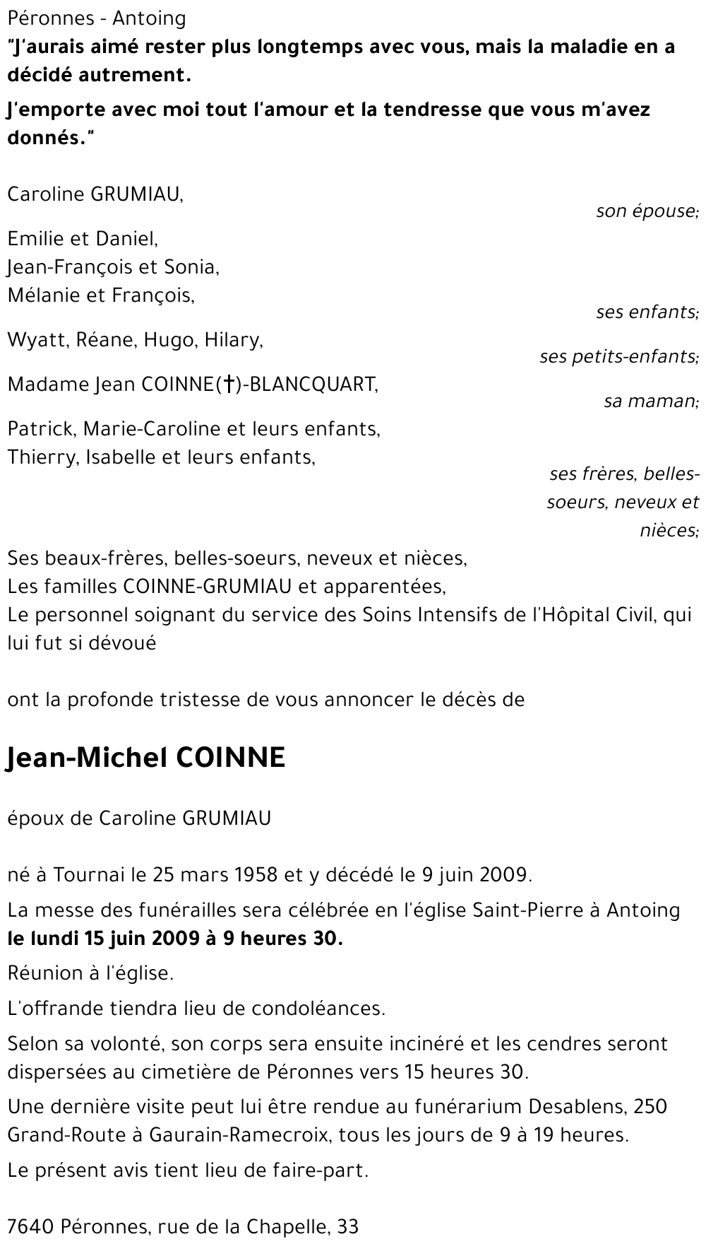 Jean-Michel COINNE