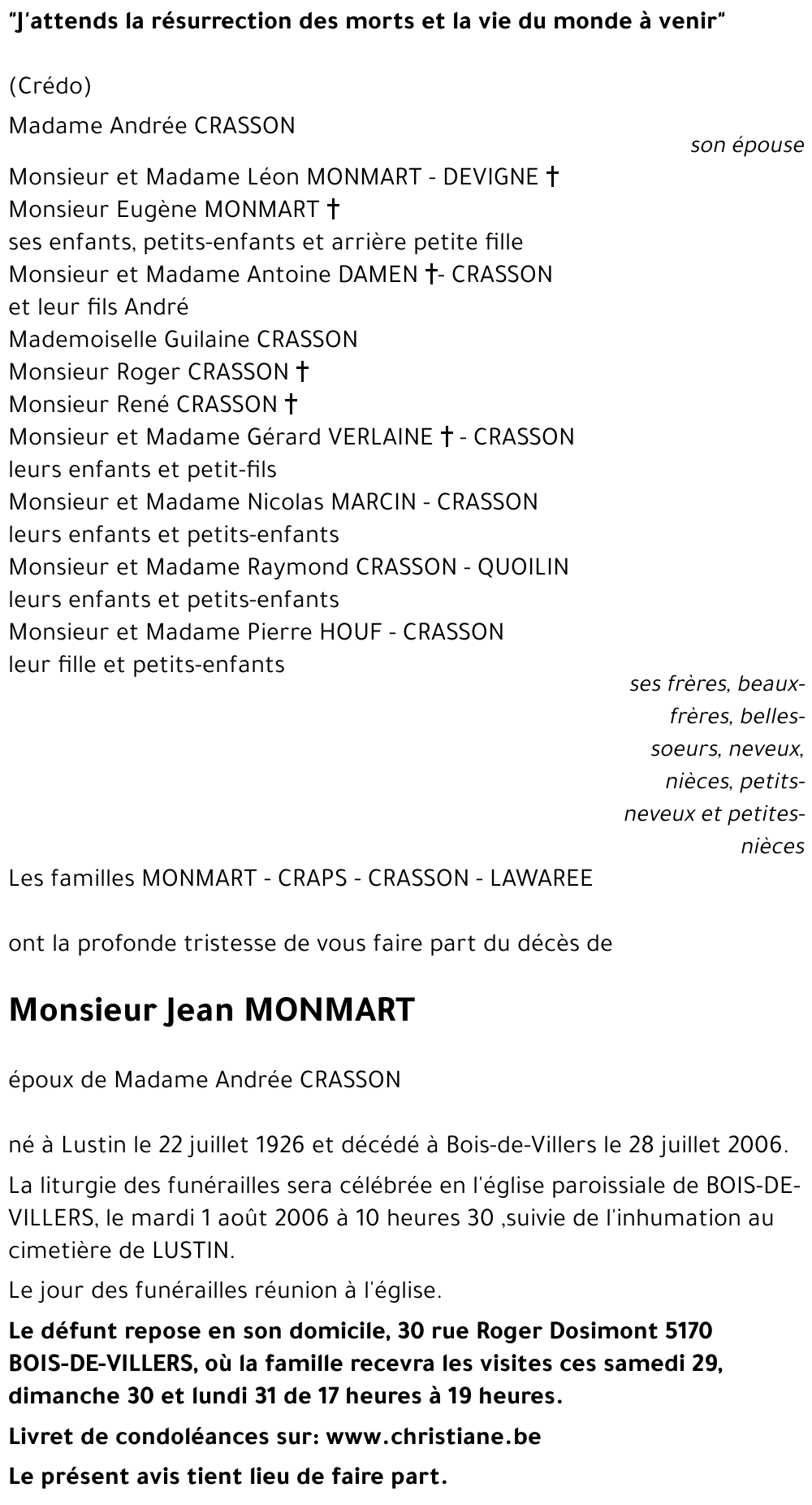 Jean MONMART