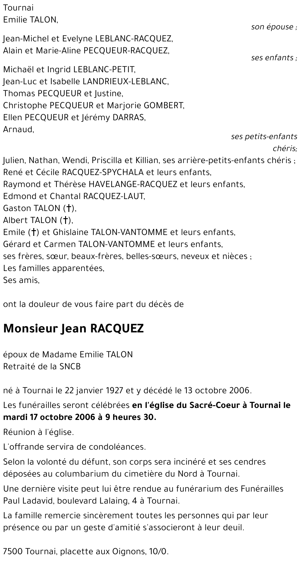 Jean RACQUEZ