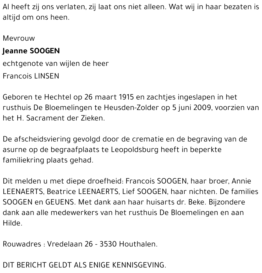 Jeanne Soogen