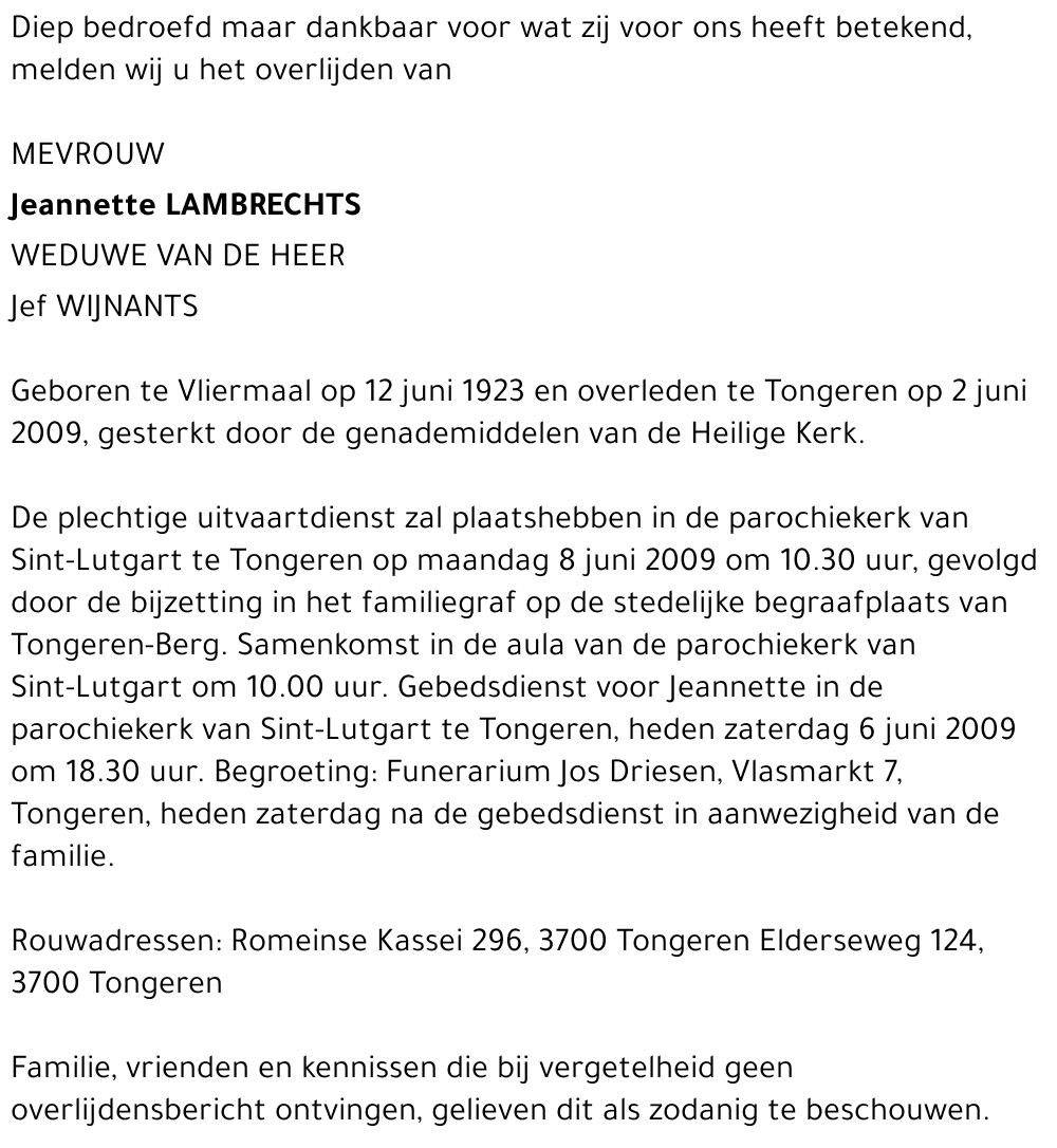 Jeannette Lambrechts