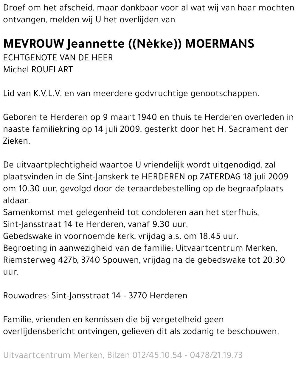 Jeannette Moermans
