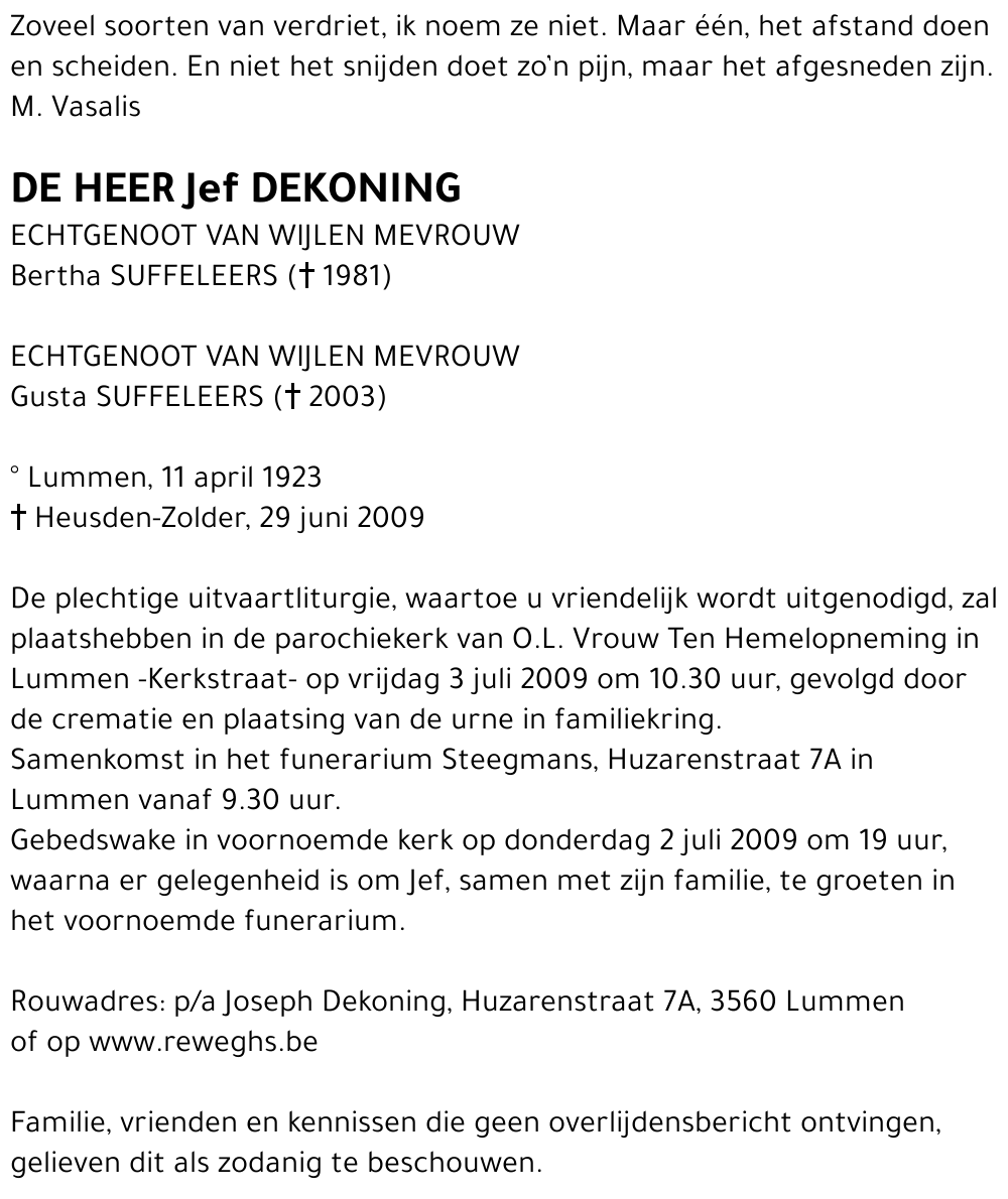 Jef Dekoning