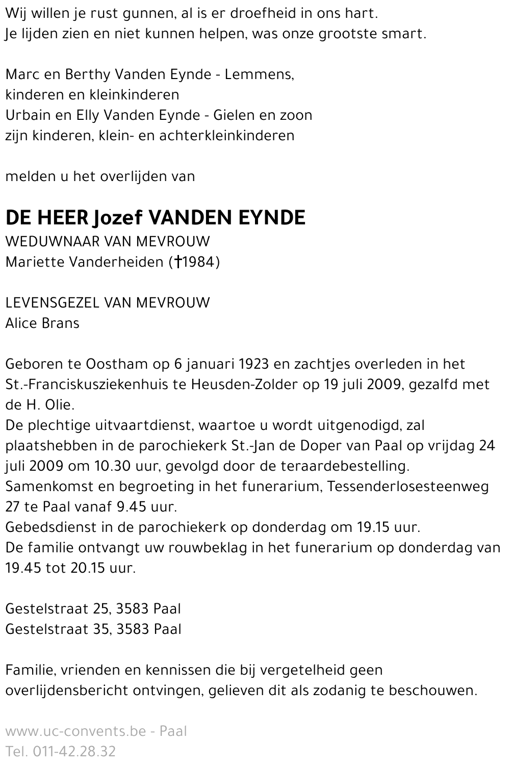 Jef Vanden Eynde