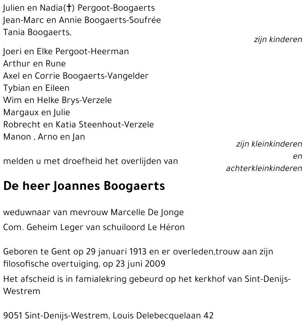 Joannes Boogaerts
