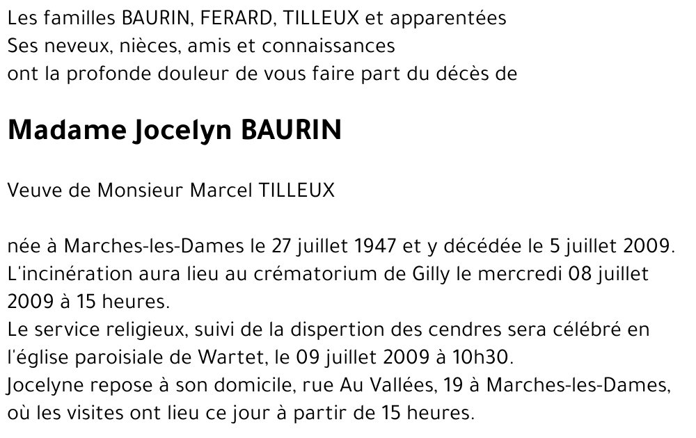Jocelyn BAURIN