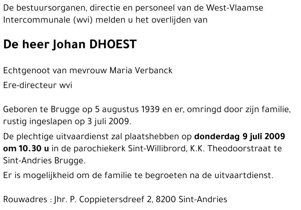 Johan DHOEST