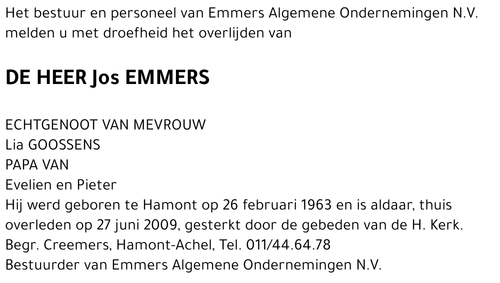 Jos Emmers