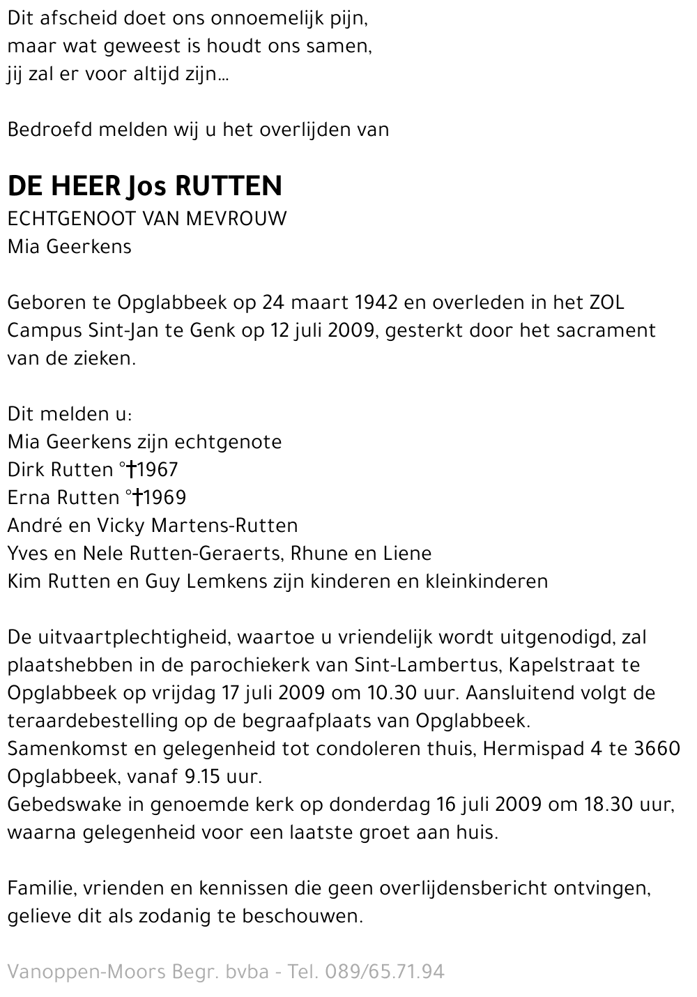 Jos Rutten