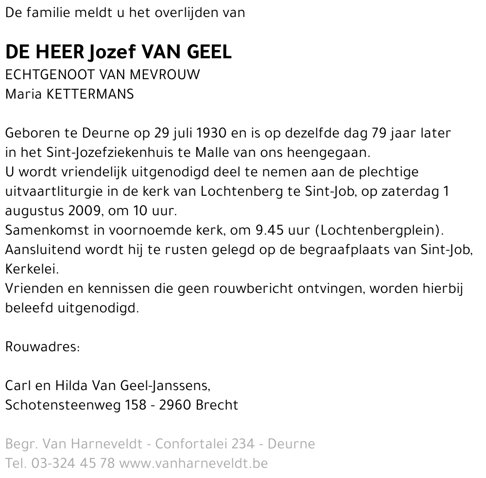 Jozef Van Geel