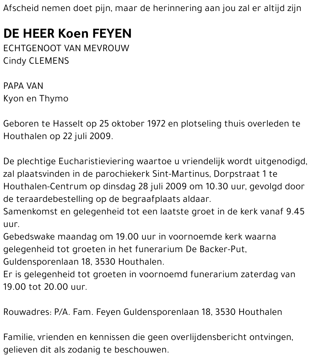 Koen FEYEN