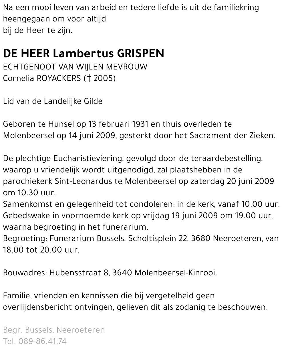 Lambertus Grispen