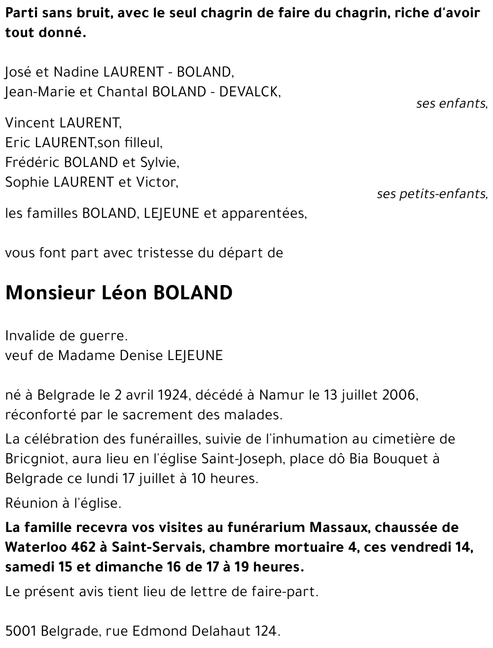 Léon BOLAND