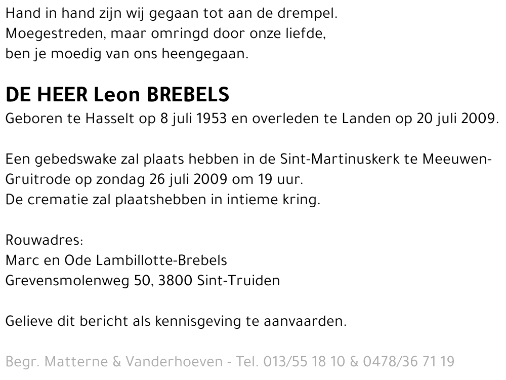Leon Brebels