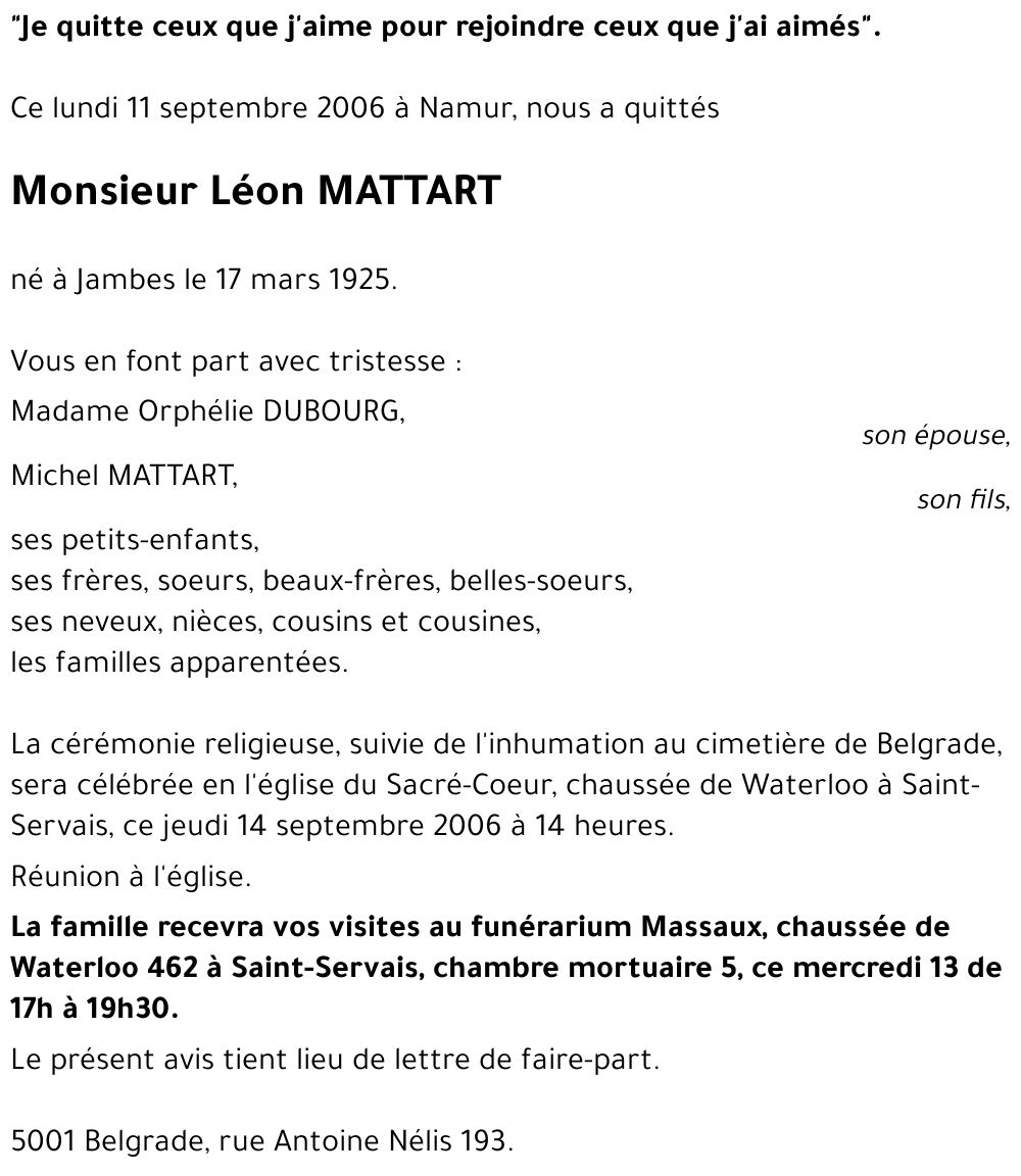 Léon MATTART