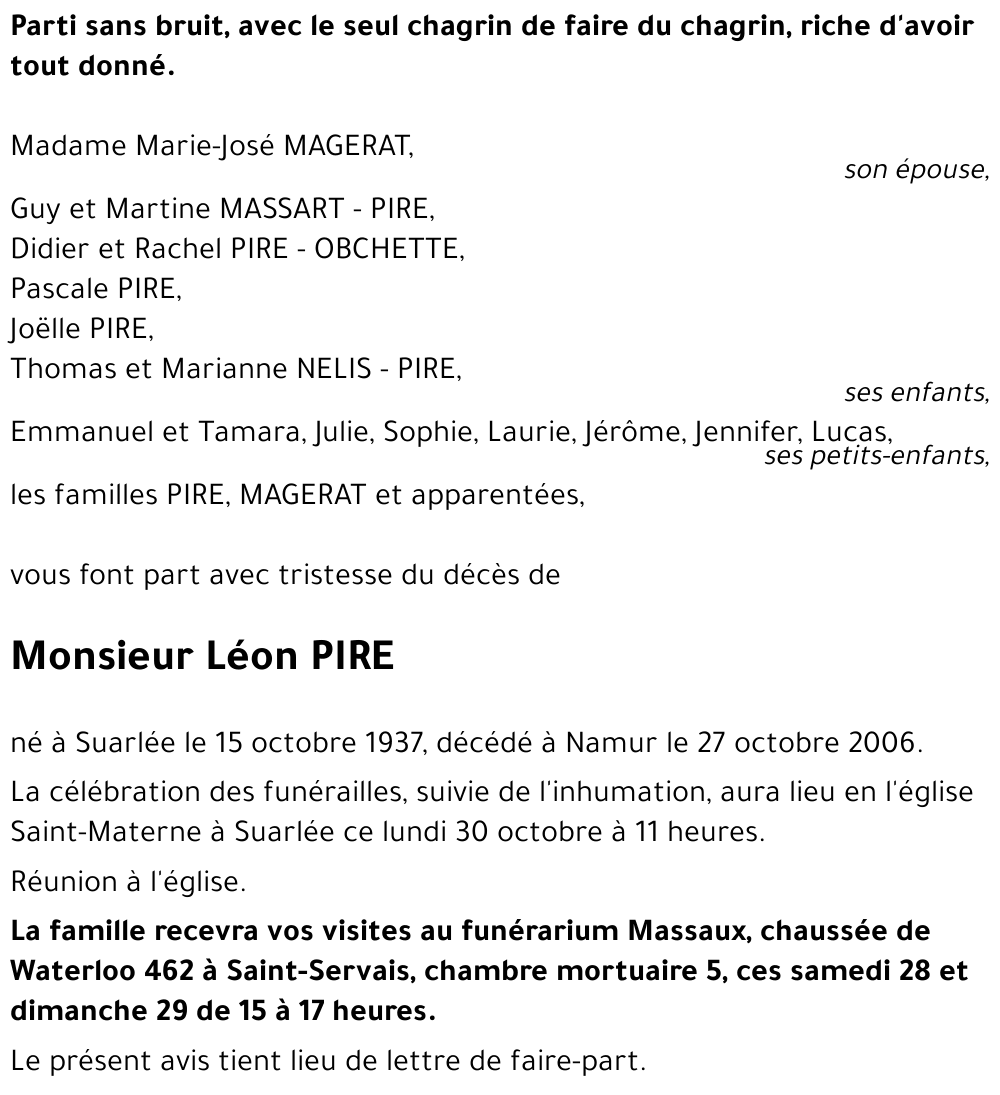 Léon PIRE