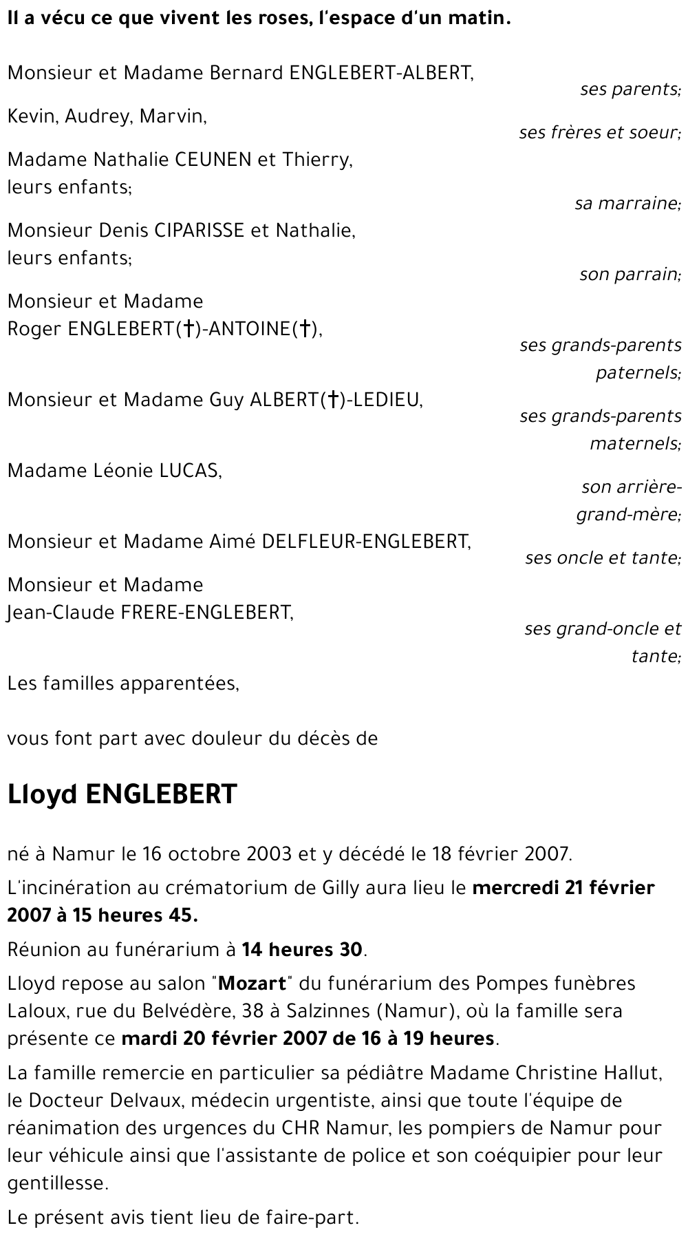 Lloyd ENGLEBERT