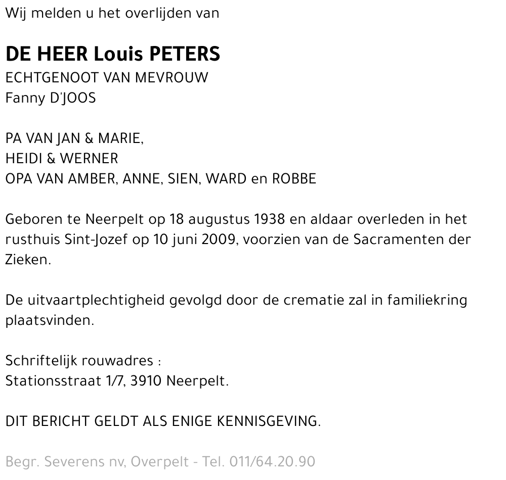Louis Peters