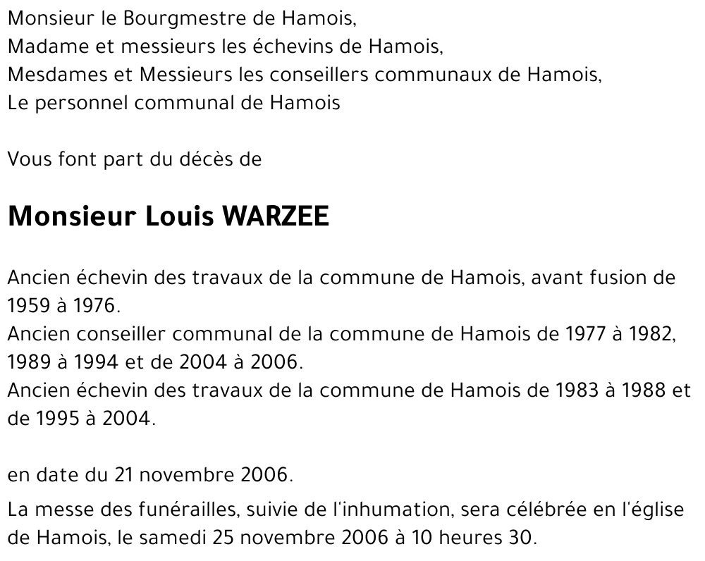 Louis WARZEE