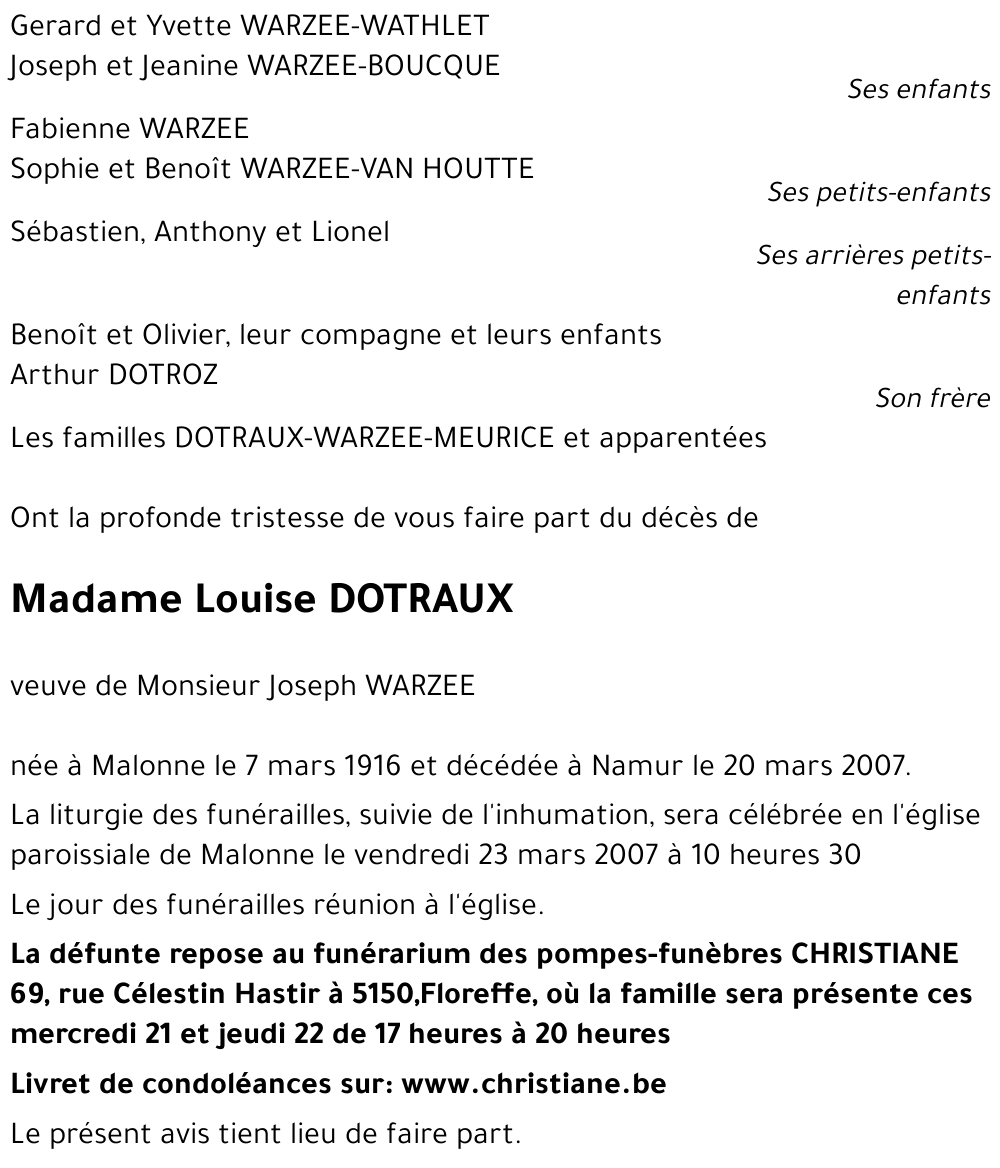 Louise DOTRAUX