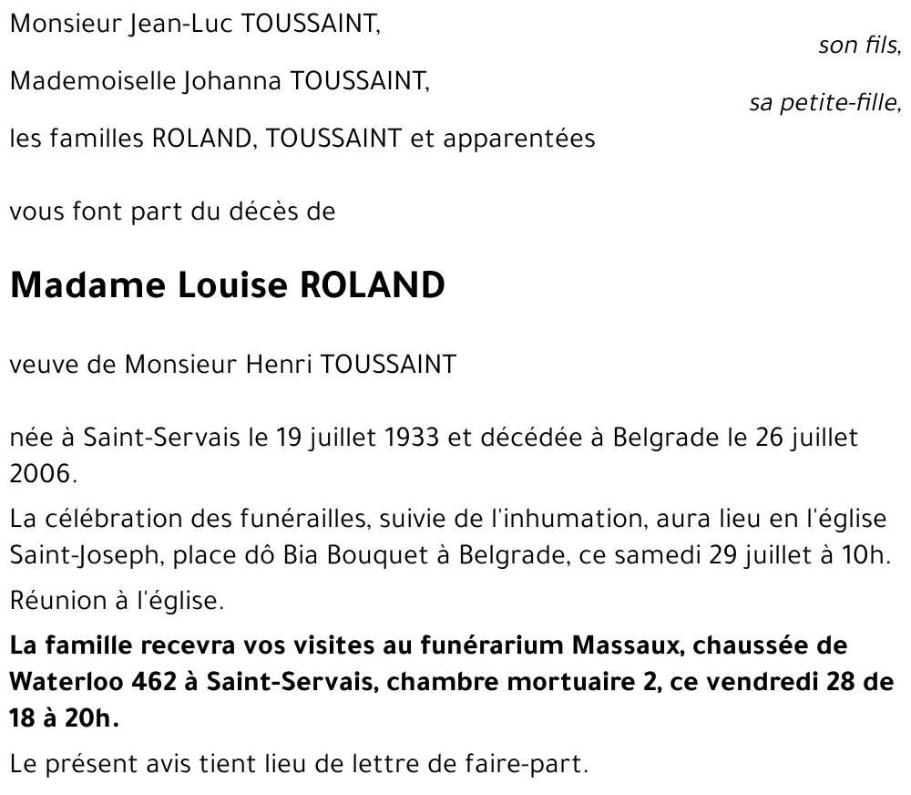 Louise ROLAND