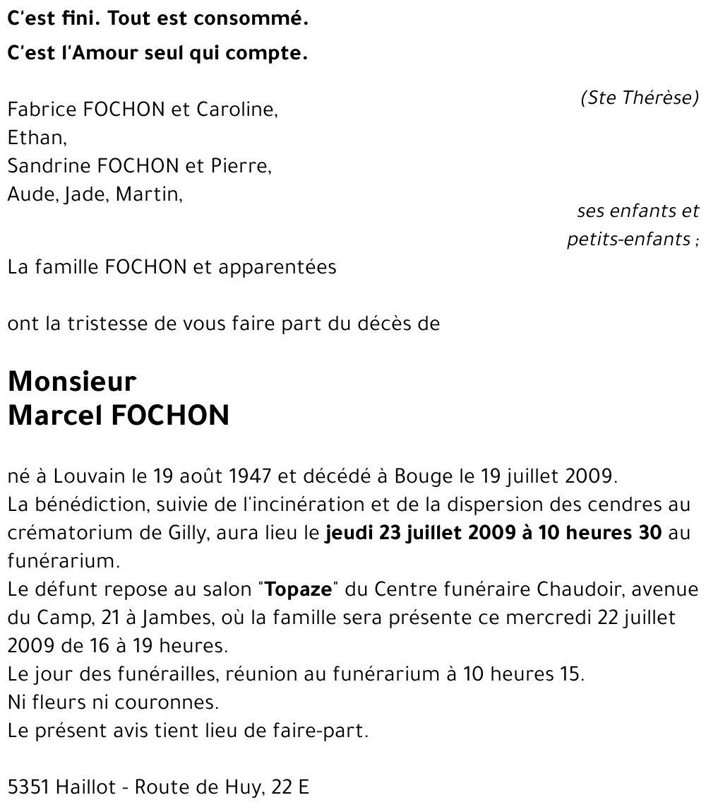 Marcel FOCHON