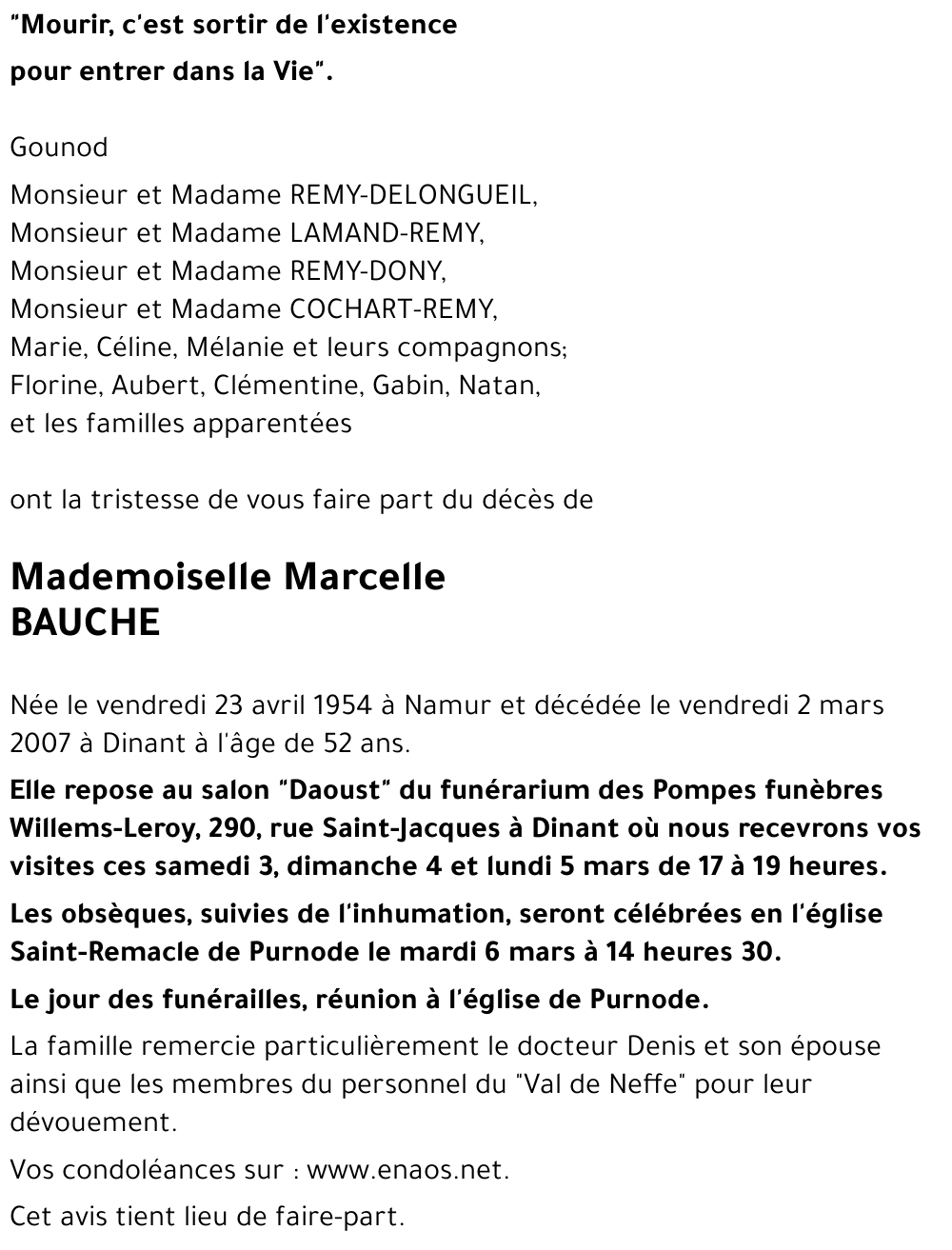 Marcelle BAUCHE