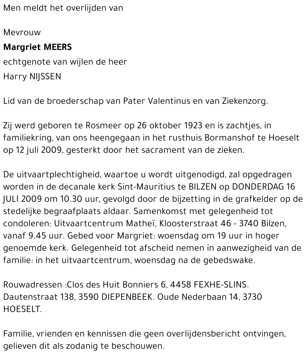 Margriet Meers