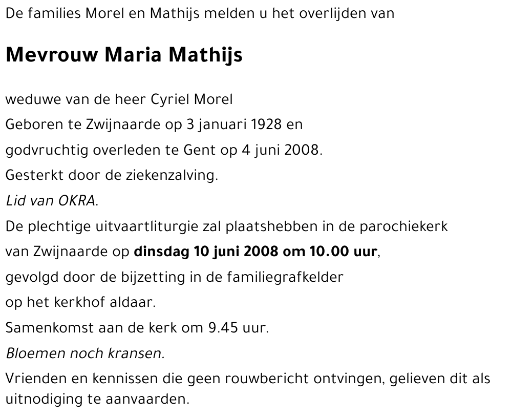 Maria Mathijs