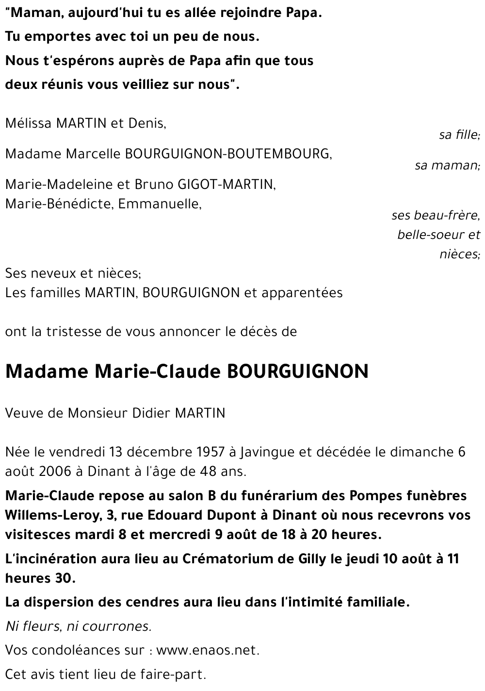 Marie-Claude BOURGUIGNON