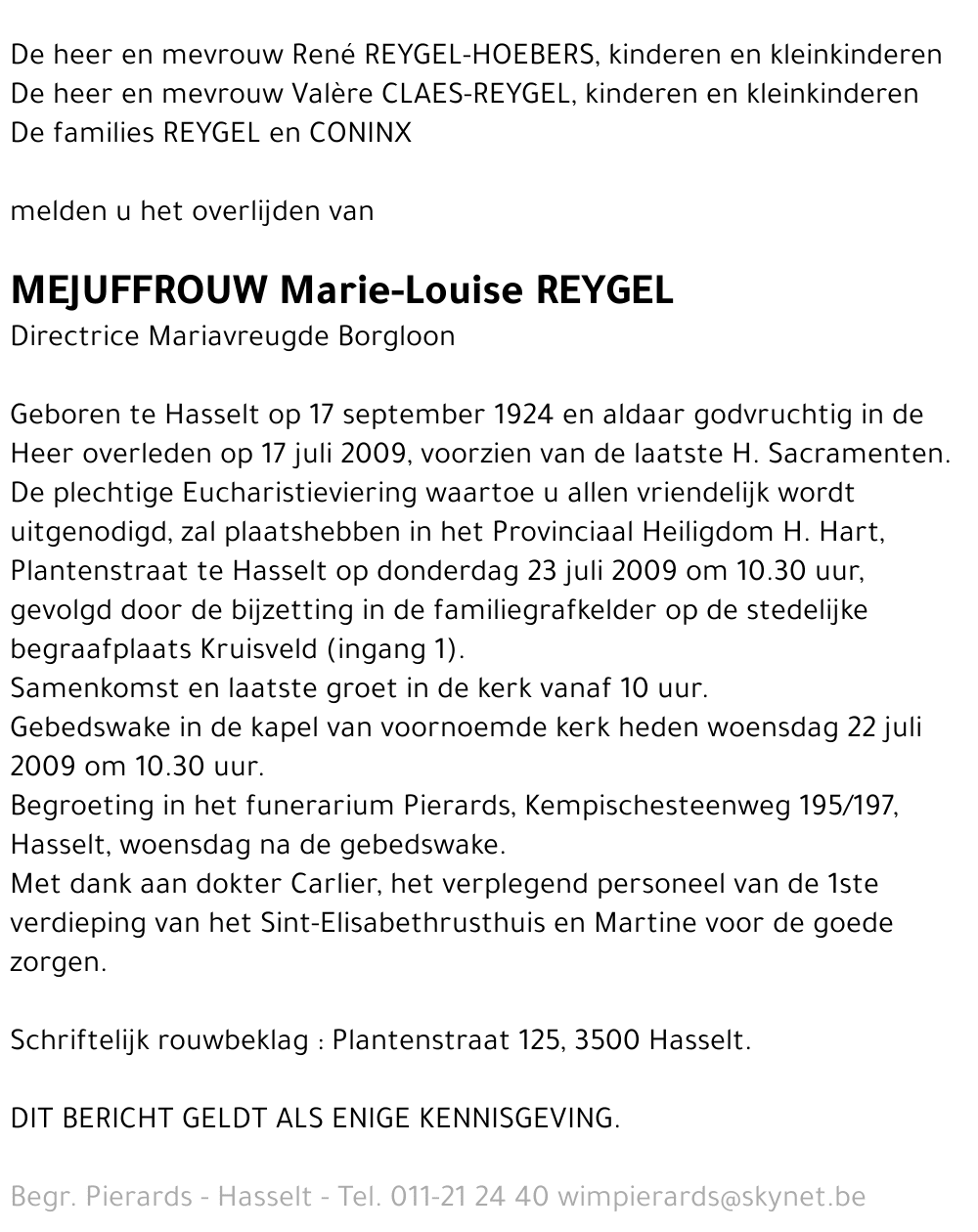 Marie-Louise Reygel