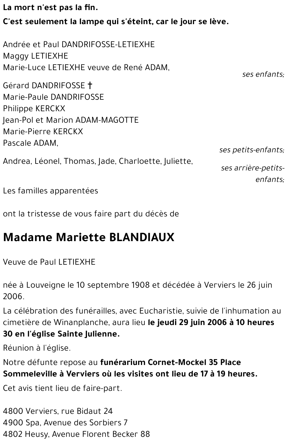 Mariette BLANDIAUX