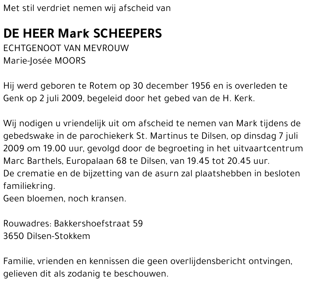 Mark Scheepers