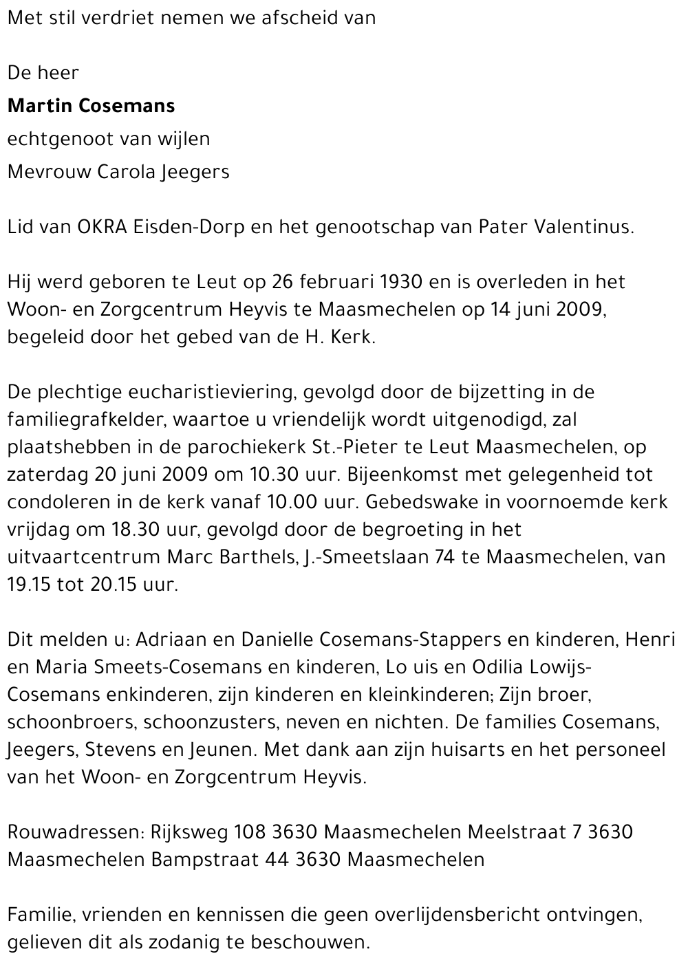 Martin Cosemans