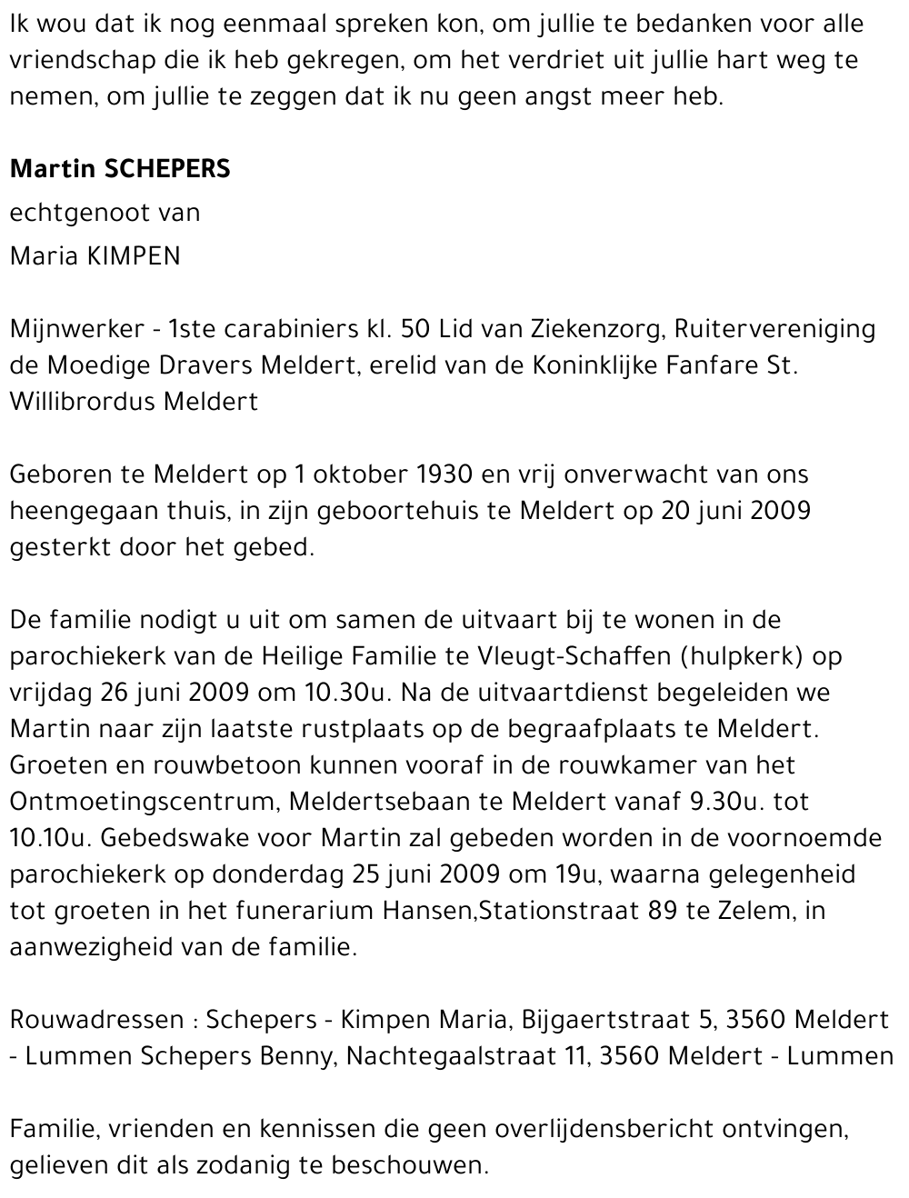 Martin SCHEPERS