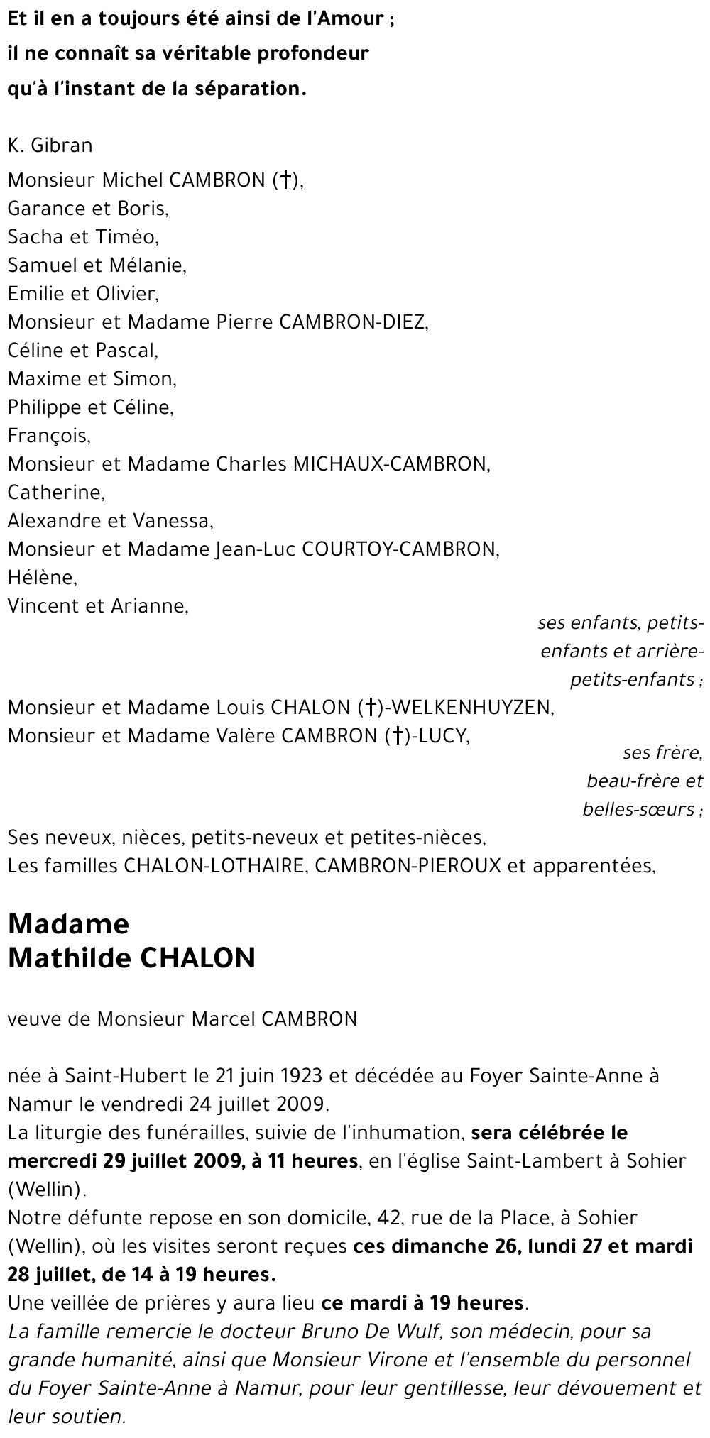 Mathilde CHÂLON