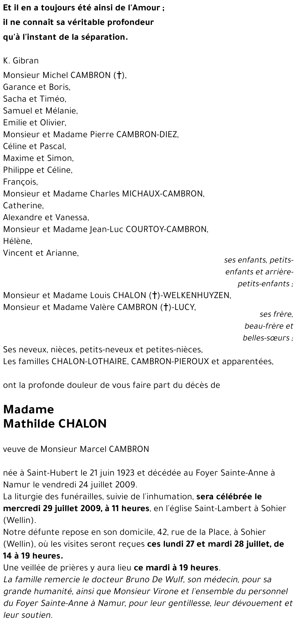 Mathilde CHÂLON