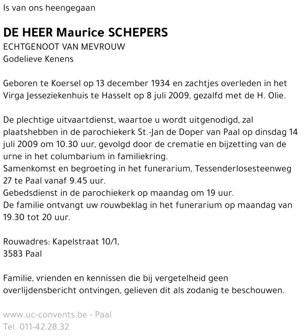 Maurice Schepers