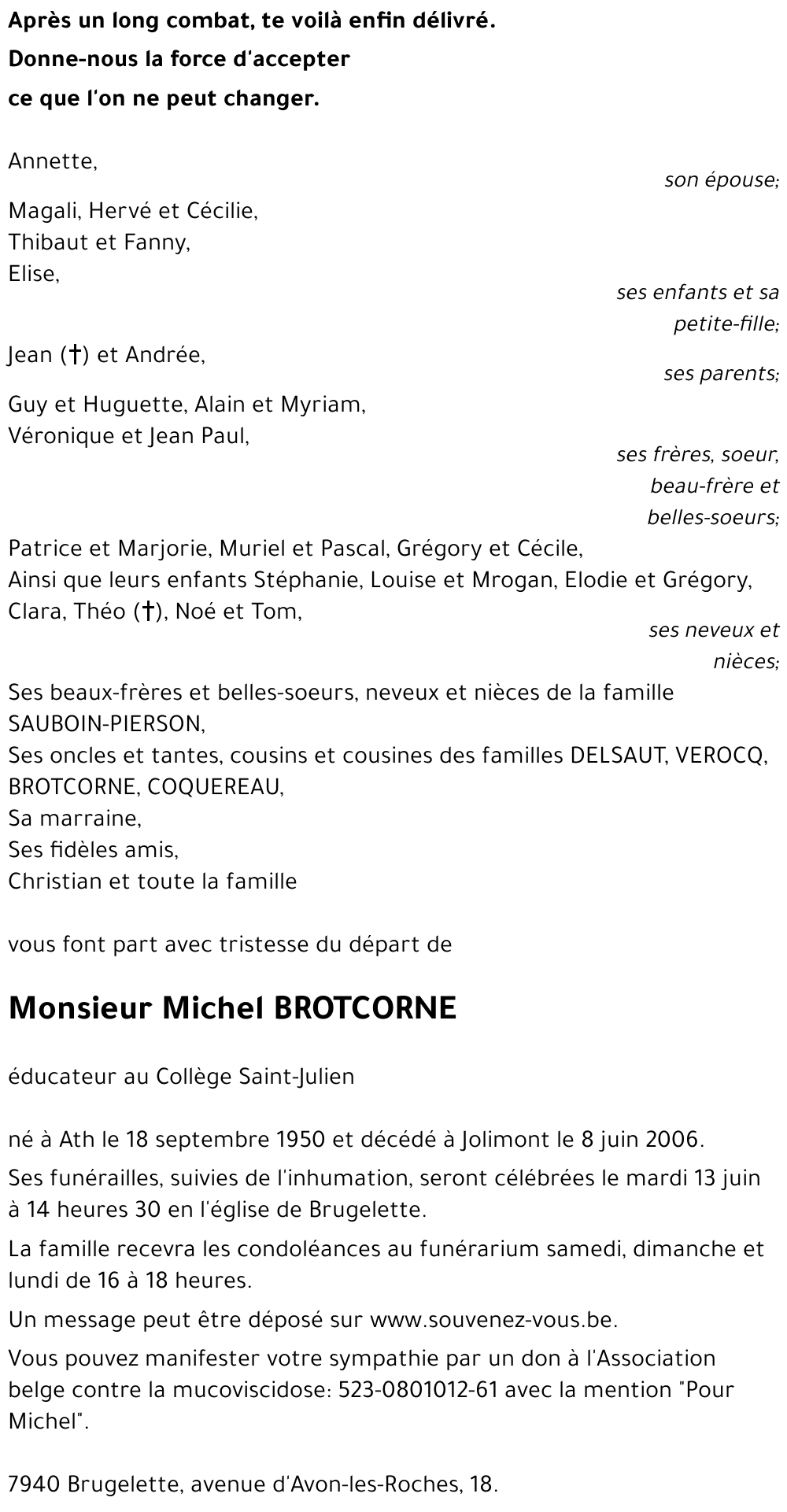 Michel BROTCORNE
